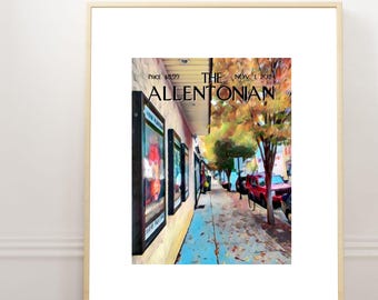 Impresión fotográfica de Allentown, PA: Arte pop de la calle 19 (descarga digital)