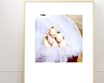 Impresión de zapatillas de ballet Repetto: Fotografía de París (Descarga digital)