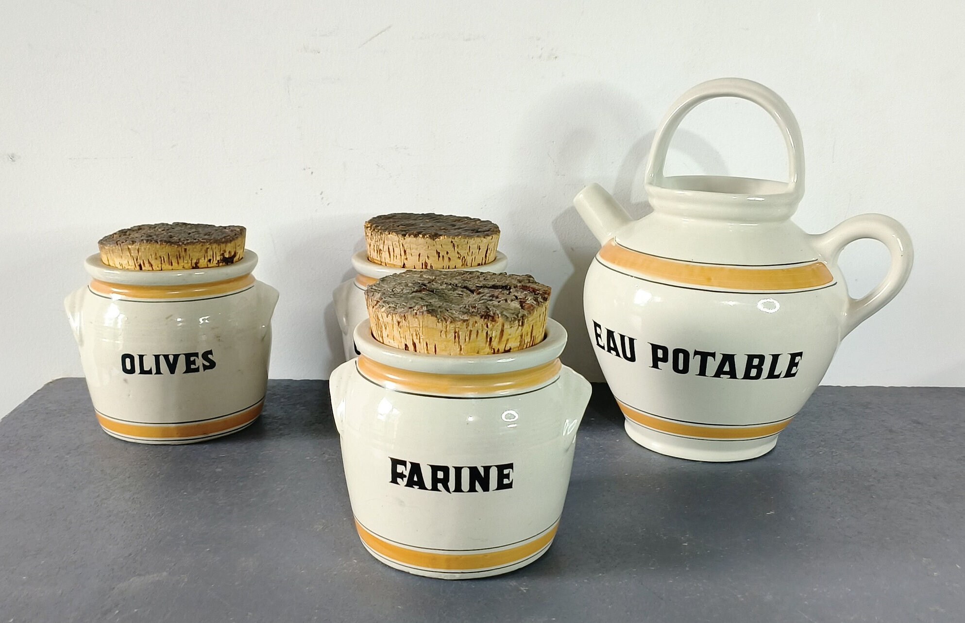 BAZIOE🍀Bocaux En Verre Carrés Avec Couvercle Et Cuillère 1200L 10c