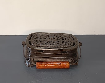 Antique Heater , heating, Booster heater, Small cast iron foot warmer, Art Decoration, boat heater,coal -fired heating