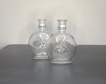 Ricard carafe medium glass model, Water pitcher, Water jug, Aperitif South of France, Shabby chic