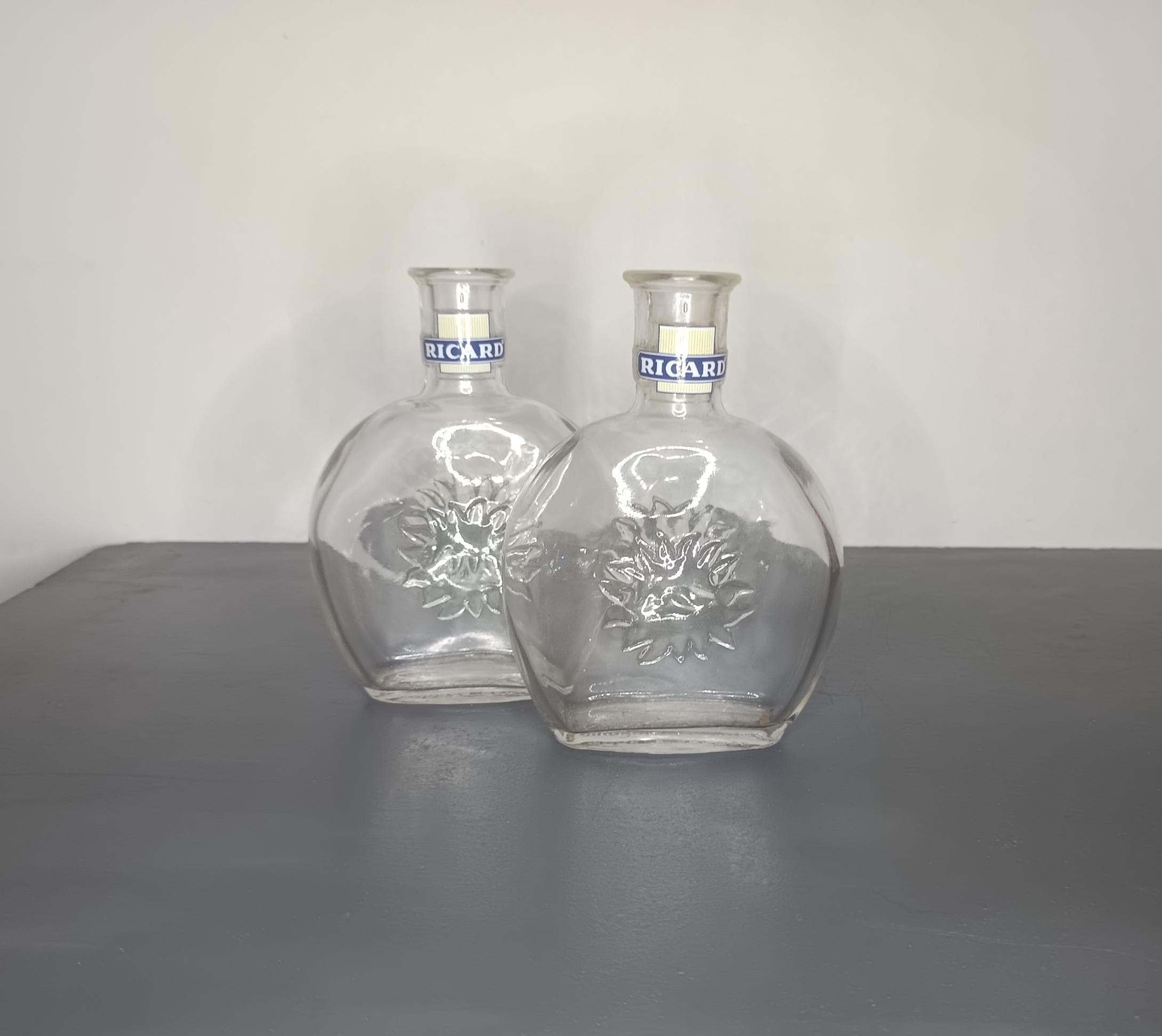 Ricard carafe medium glass model, Water pitcher, Water jug, Aperitif South of France, Shabby chic