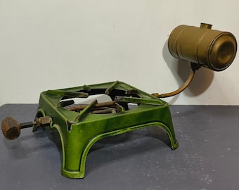 Antique Taylor & Boggis Summer Girl Stove: Rare Cast Iron Camping