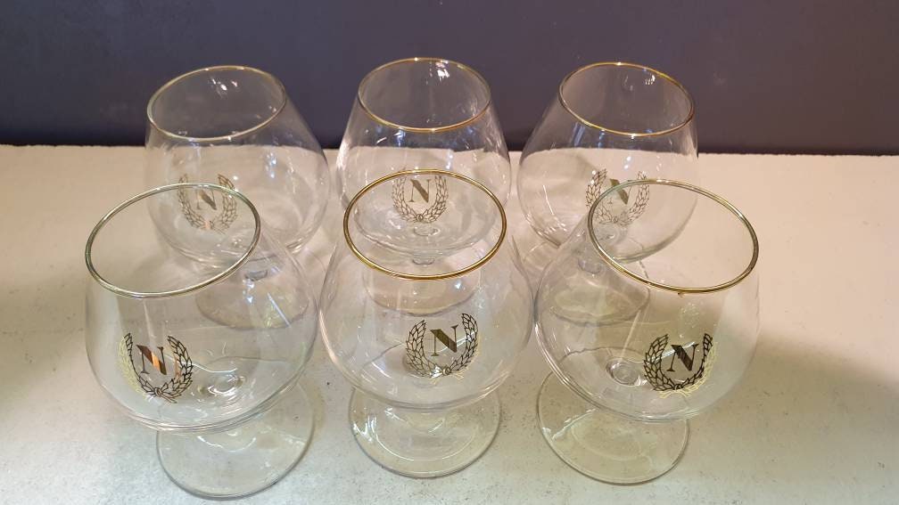 Verres Napoléon Cognac X6, Verres à Liqueur, Luminarc, Accessoires Dégustation, Shabby Chic, Art Pop
