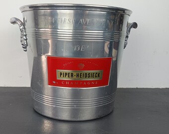 Seau a champagne vintage piper-heidsieck / années 80