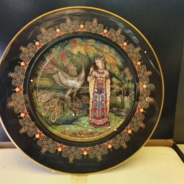 Assiette de collection Villeroy & Boch, Heinrich, W Germany, Contes enchantés de l ancienne Russie,  Édition limitée, Gero Trauth