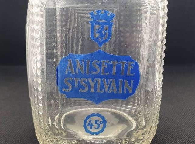 Carafe Pichet Anisette St Sylvain en Verre, Apéritif, Anisette, Made in France, Bar Décoration