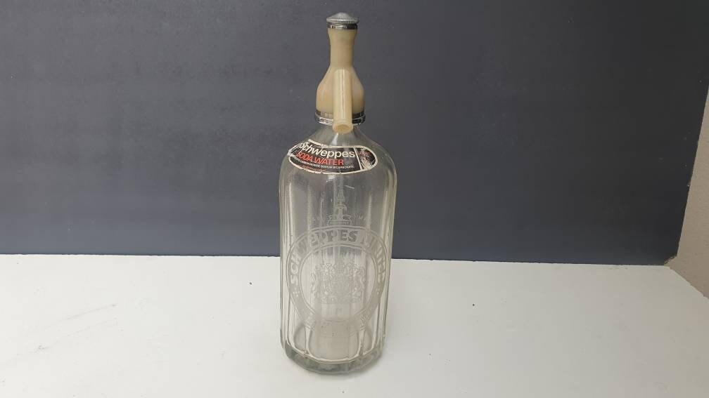 Syphon Schweppes, Eau Gazeuse, Syphon Vintage, Ancienne Bouteille