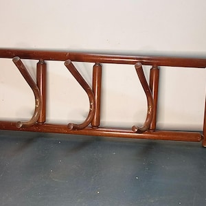 Perchero o perchero con 3 ganchos de madera, shabby chic, perchero antiguo, perchero de pared antiguo, perchero de madera