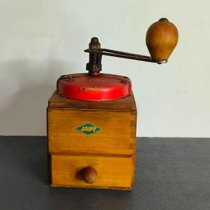 フランス　アンティーク　コーヒー　ミル　グラインダー　木製　JAPY レア Japy coffee grinder - Etsy 日本