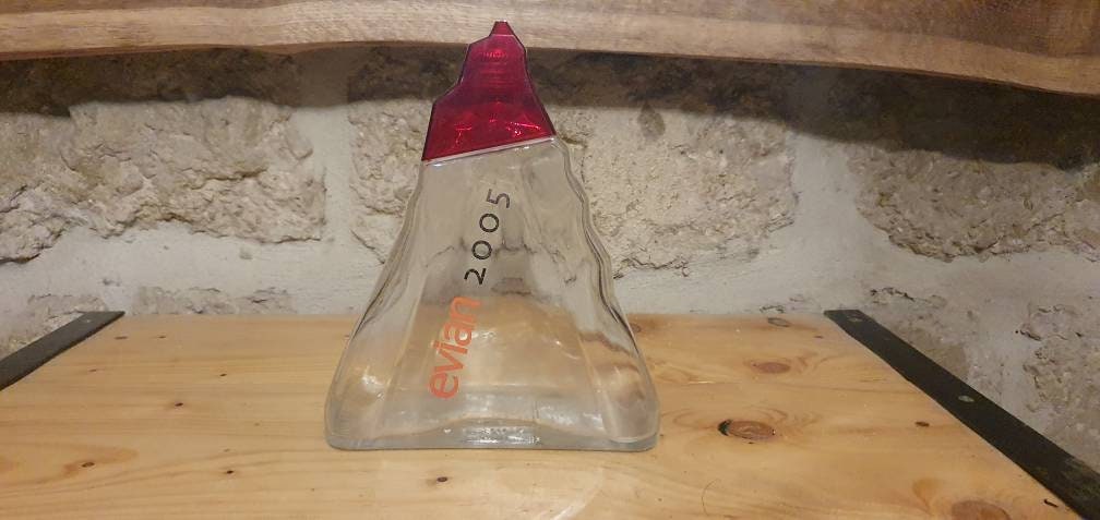 Bouteille Evian 2005 Edition Limité Montagne Empty Big Original Water Bouteille Limited Conçu Par Pa