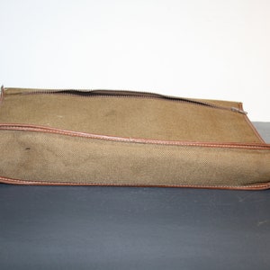Old Lancel bag satchel, luxury brand, Lancel, brown briefcase, made in France, image 5