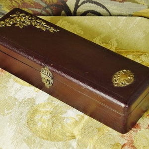 Superb Antique French Leather Jewellery / Glove Box Padded Silk Lining, Circa 1860