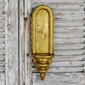 Fantastic Antique Italian Gilded Wood Wall Display Plinth / Shelf / Socle 19th Century