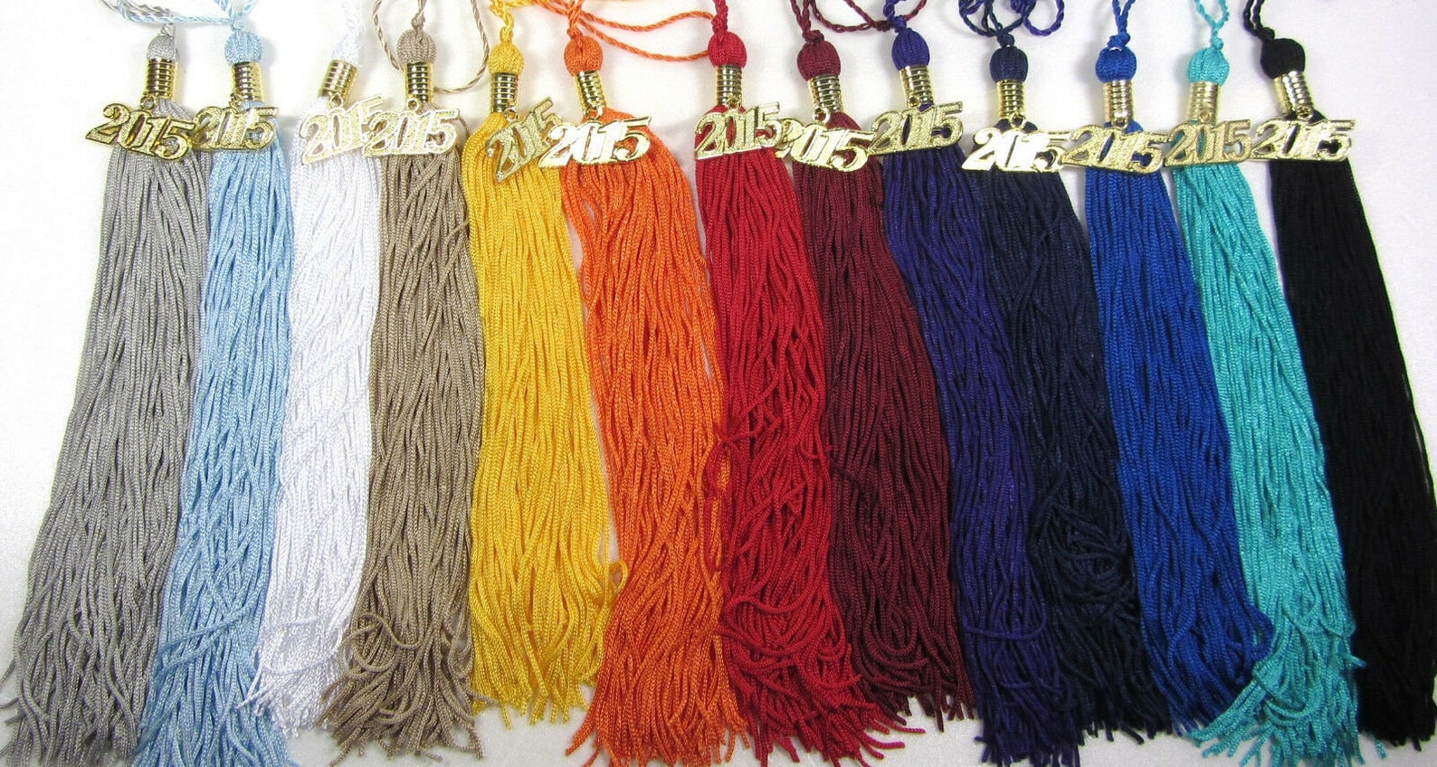 Graduation Tassel 20192023 Solid Colors for Cap & Gown Etsy