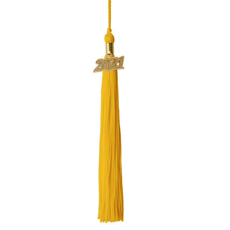 Graduation Tassel 20192023 Solid Colors for Cap & Gown Etsy