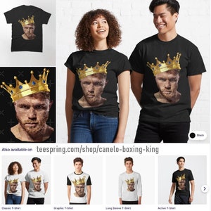 Saul Canelo Alvarez Boxing King of the ring Tee Shirt
