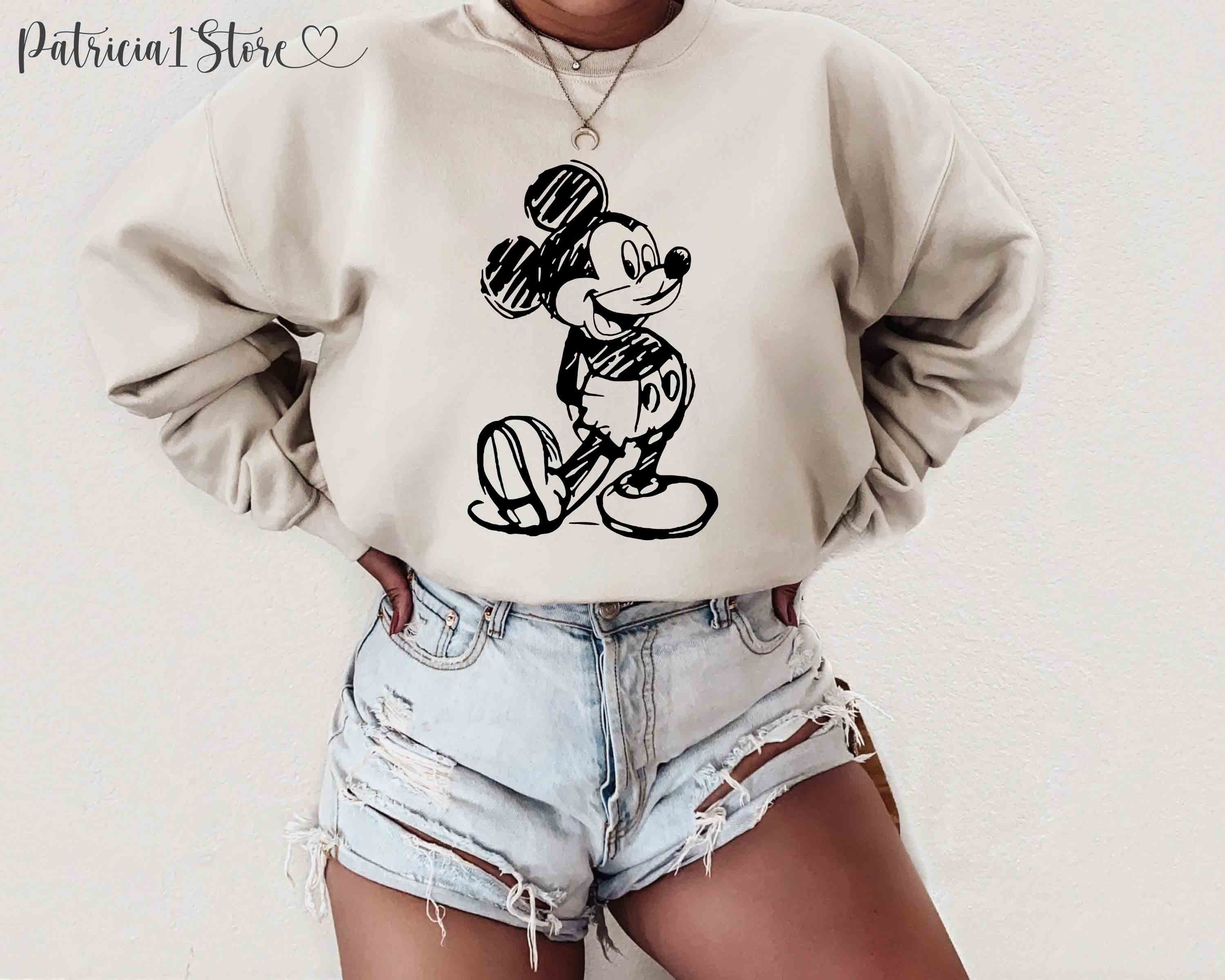 Mickey Mouse Sweatshirt - Etsy