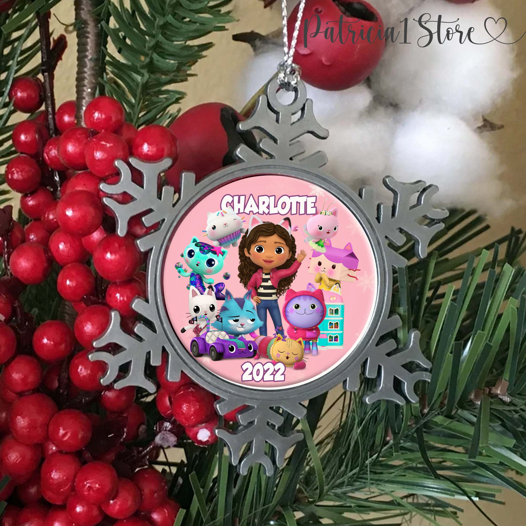 Discover Custom Gabby Gabby Snowflake Ornament, Gabby's Dollhouse