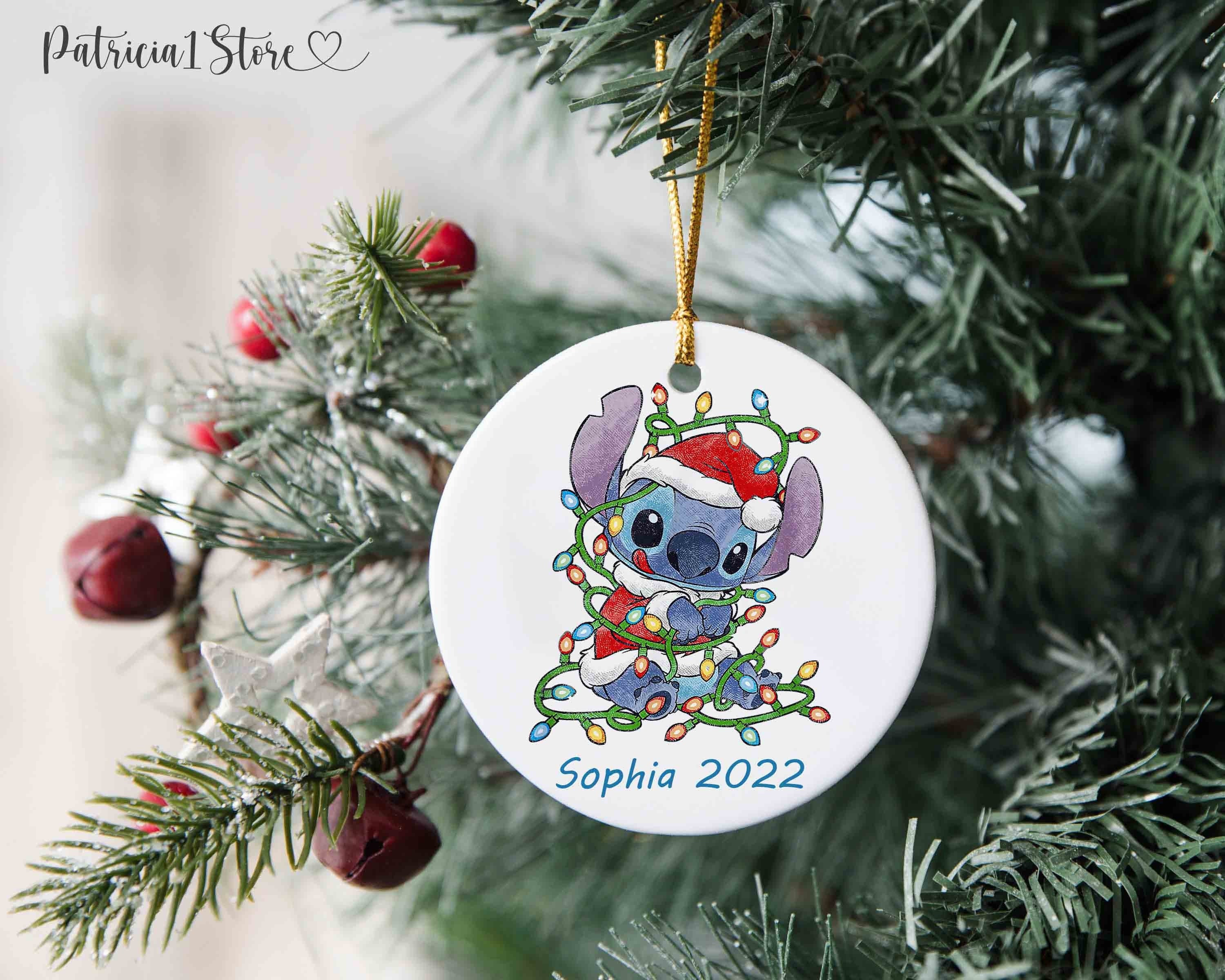 Discover Personalized Ornaments, Stitch Ornament, Disney Stitch Ornament, Lilo Stitch Ornament, Disney Ornament, Christmas Ornament, DL