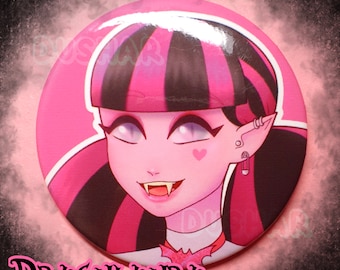 Draculaura button