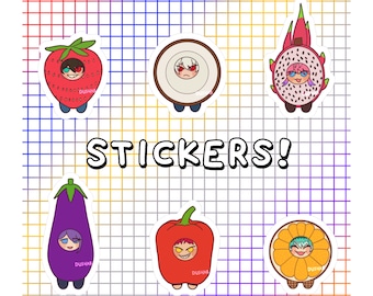 Hypnosis Microfruits Stickers