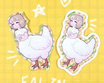 Chicken Falin sticker