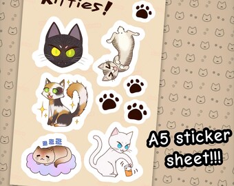 Kittiez sticker sheet