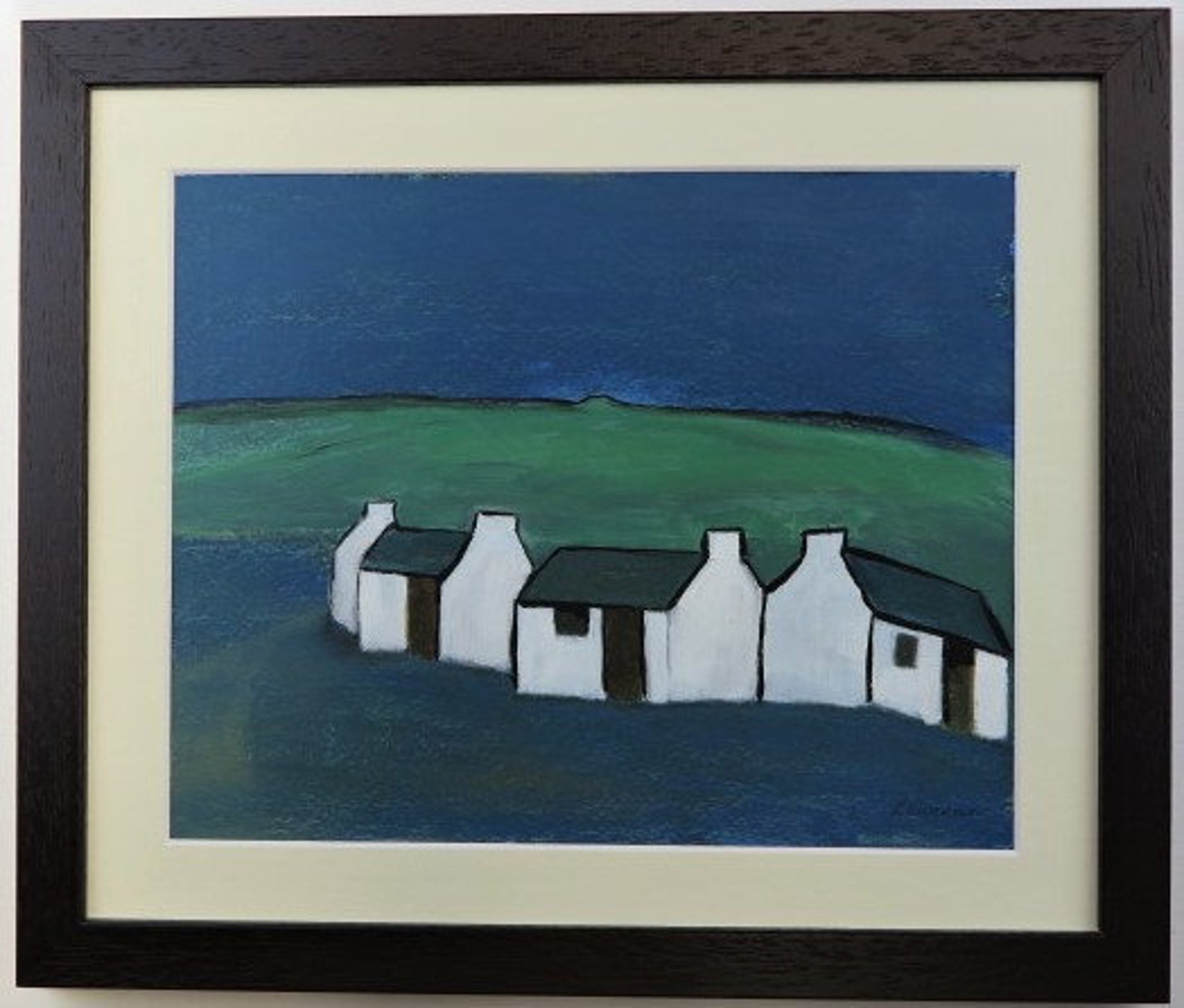 Irish Art Contemporary Oil Painting Knocknarea and cottages Etsy