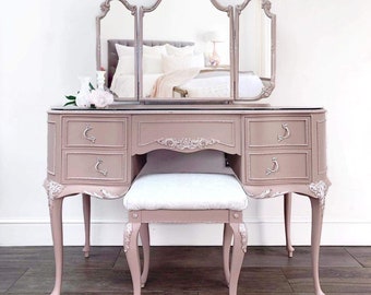 sachin and babi light blue dress HUSK-Mirror Champagne 7 Drawer Dressing Table