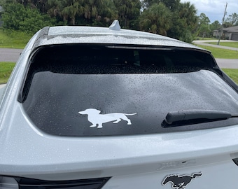 Dachshund vinyl decal