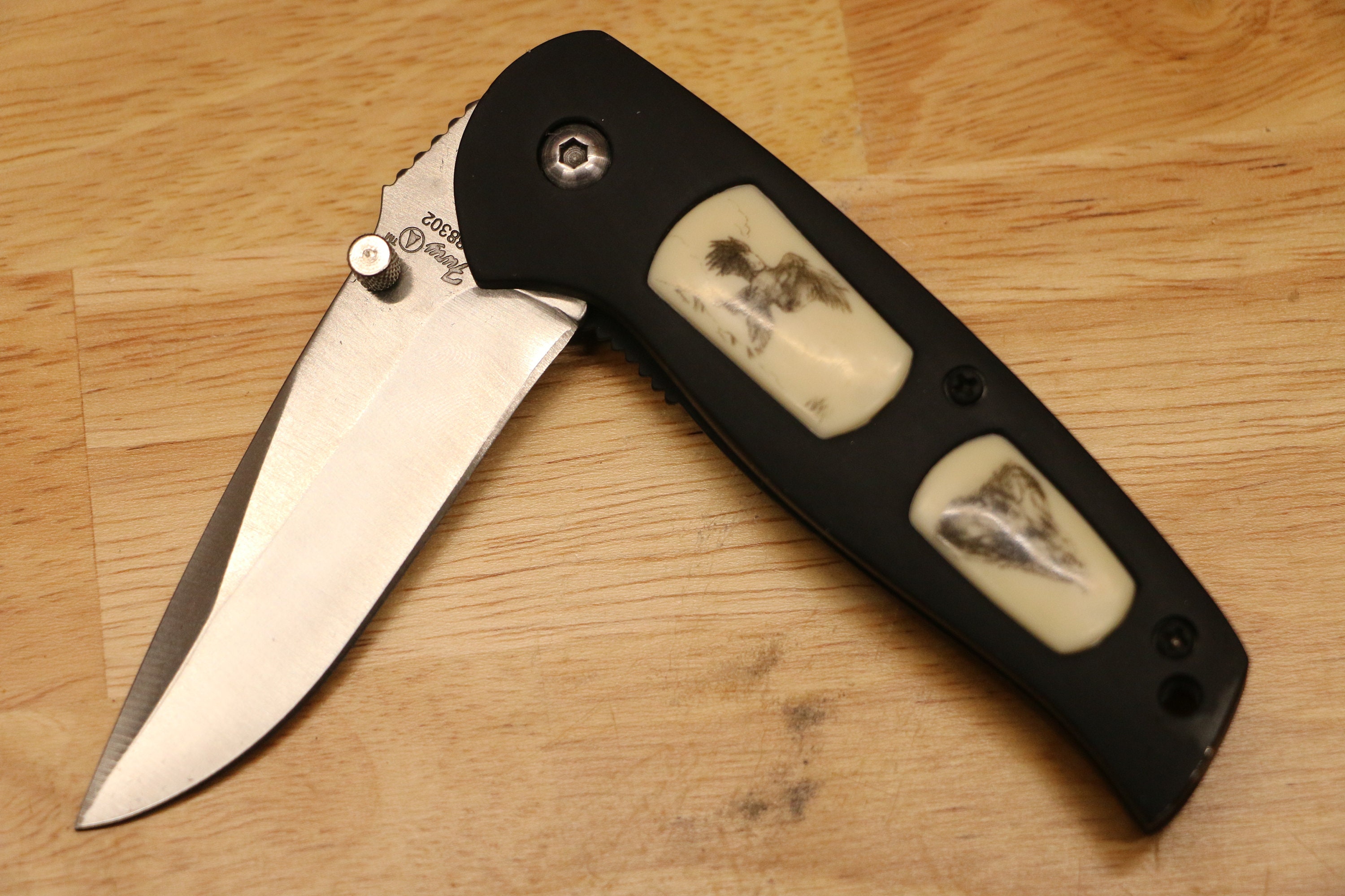 Fury folding blade pocket knife preowned Etsy