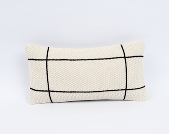Kilim Pillow, 8x16 Turkish Kilim Pillow, Cotton Pillow, Home Decor, Couch Throw Pillow, Handwoven Anatolian Pillow, Farmhouse Pillow Cover