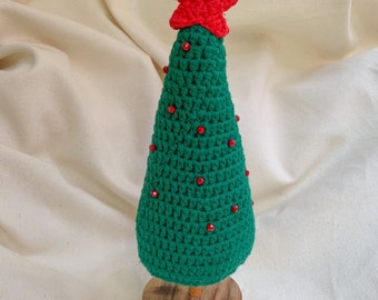 Crochet Christmas Tree-Green