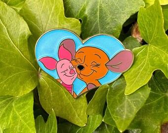 Winnie the Pooh enamel pin - cute enamel pin - Disney inspired pin - Kanga and Piglet