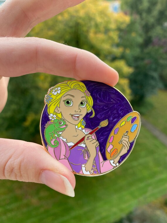 Rapunzel and Flynn Hard Enamel Pin on Pin Fantasy Pin - Portugal
