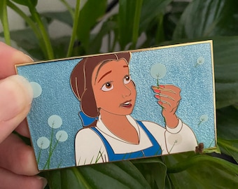 Belle from Beauty and the Beast Limited Edition 50 - enamel pin - label pin - Disney inspired enamel pin