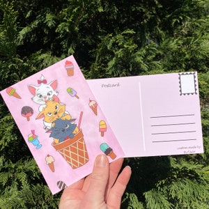 Postkarte Aristocasts Eiscreme Disney inspiriert - Postkarten / Kunstdrucke - Marie - Toulouse - Berloiz