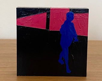 Acrylic On Board Painting, 2019, 10 x 10 Series, One Off Original Artwork, 10 cm x 10 cm, 4" x 4"