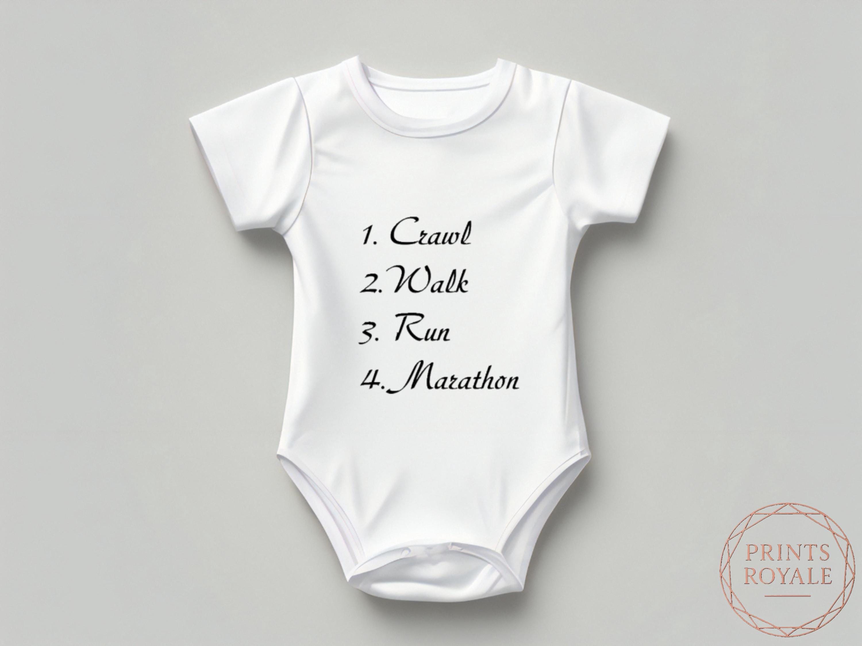 Swim Bike Run Triathlon Baby Bodysuit - Funny & Cute Newborn Onesie, Perfect Baby Shower Gift