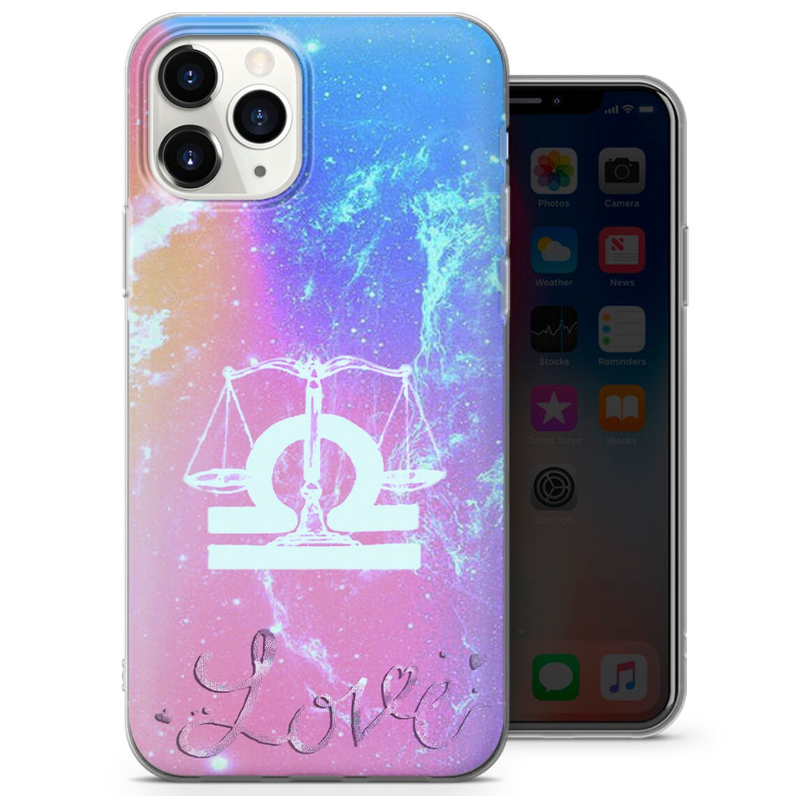 Libra Phone Case Zodiac Cover for iPhone 12 Pro Max 11 X Etsy