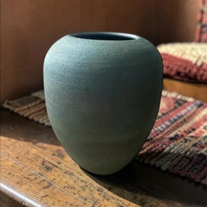 Jeremy Diller Raku Pottery Vase – Southwest Artistry