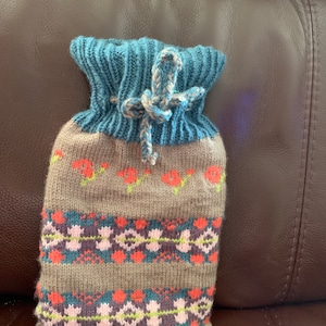 Hot water bottle & cover