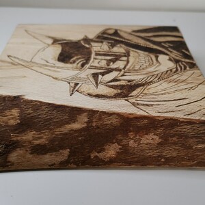 The Batman Who Laughs Pyrography Art Plaque Batman Joker Hand Burnt ...