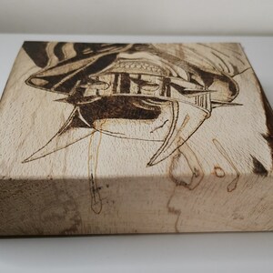 The Batman Who Laughs Pyrography Art Plaque Batman Joker Hand Burnt ...