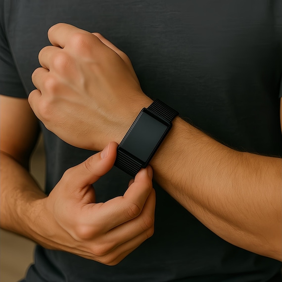 WHOOP 5.0 Wrist Strap – Elastic Nylon Band with Protective Case