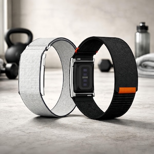 Stretch Nylon Band for WHOOP 5.0 – ECG Compatible Wrist & Bicep Strap