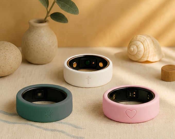 Ultra-Thin Silicone Ring Cover for Smart Rings | 1mm Slim Protective Ring Sleeve