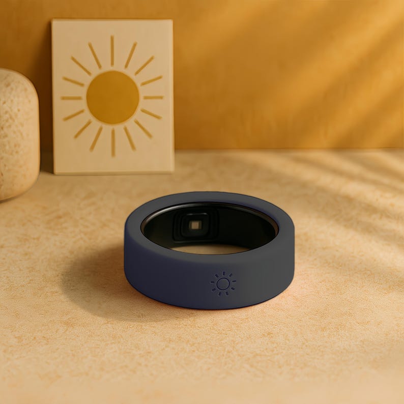 Sun Symbol Silicone Ring Cover 4-pack: Oura Ring/samsung Galaxy ...