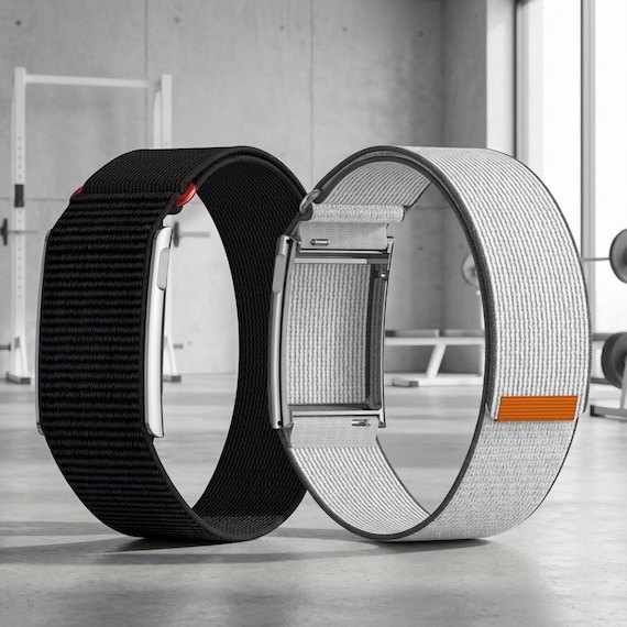 Stretch Nylon Band for WHOOP 5.0 – ECG Compatible Wrist & Bicep Strap